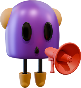 Megaphone Mascot